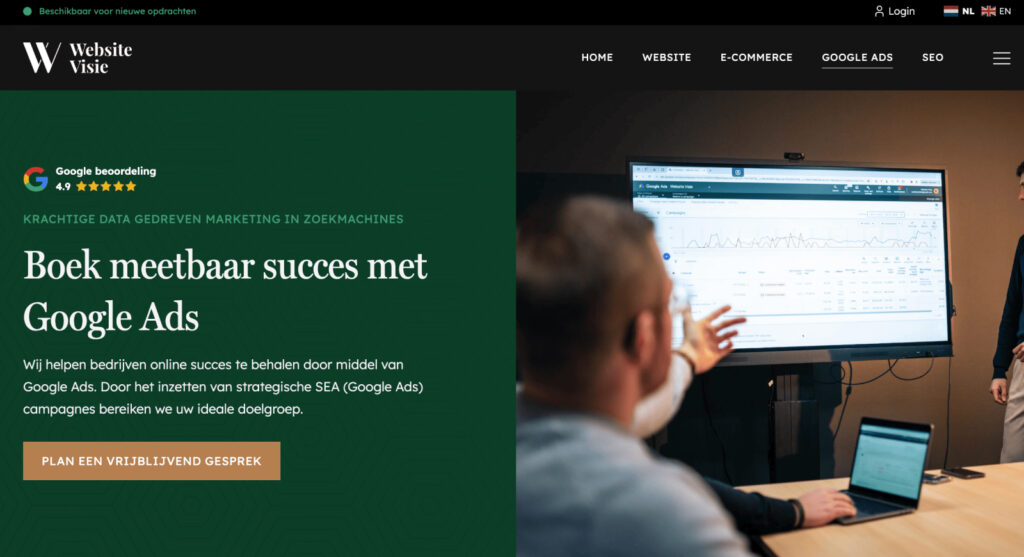 Website mobiel vriendelijk